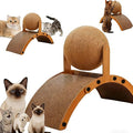 Interactive Scratch Pad for Cats,Ferris Wheel Design,Cat Scratching Post Design with Arch Bridge Balls-Stylish Cat Scratching Board for Kittens,Relieving Stress,Nail Grinding Biting Prevention