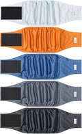5 Pack Dog Diapers Male Reusable, Premium Belly Bands for Male Dogs, High Absorbing Dog Pee Wraps for Doggie in Incontinence or Excitable Urination and Training Gray XS