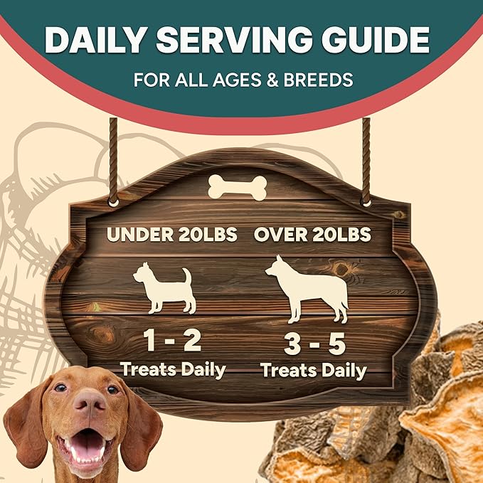Gaines Family Farmstead Sweet Potato Chips for Dogs - 8 oz Single-Ingredient, All-Natural Dog Treats, Grain-Free & High in Fiber, Crunchy Training Treats, Made in USA