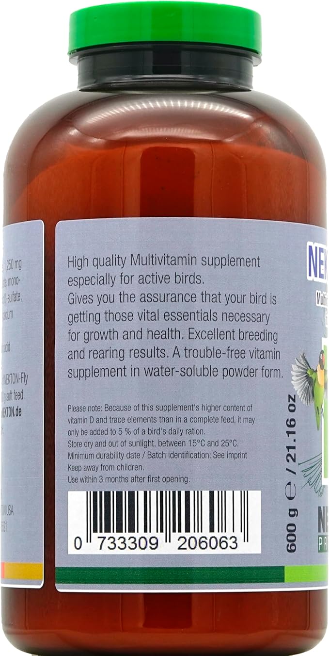 Nekton-Fly Supplement for Active Birds 600g, (21.16oz)