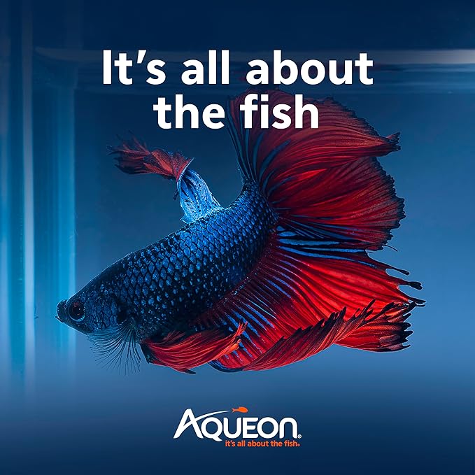 Aqueon PURE Betta Beads, Water Care for Unfiltered Aquariums, Maintains Clear Water and Helps Breakdown Organic Sludge, Blue