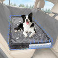 Dog Car Bed, Non-Slip Backseat Extender Pet Mat, Removable Washable Dog Bed for SUVs, Sedans & Trucks, Anti-Slip Travel Bed for Dogs, Easy Clean & Scratch-Proof & Comfort (Dark Gray, 50"L×24.6"W×2"H)