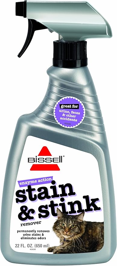 Bissell 60P3 Enzyme Action Cat Stain and Stink Remover, 22-Ounce