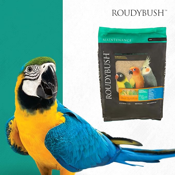 RoudyBush Daily Maintenance Bird Food, Mini, 25-Pound (225MIDM)