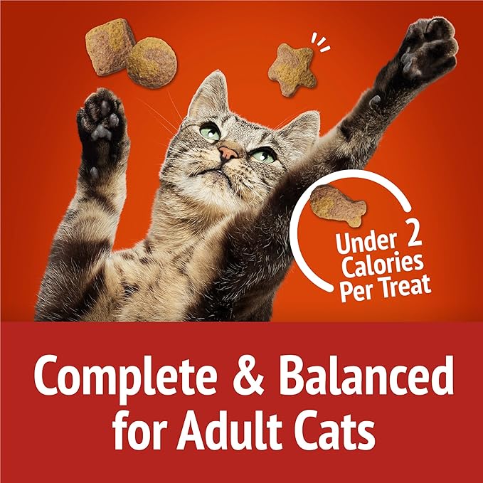 Purina Friskies Party Mix Gravy-Licious Crunch Chicken and Gravy Flavors Cat Treats - 30 oz Canister