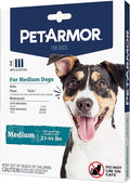PetArmor for Dogs, Flea and Tick Treatment for Medium Dogs (23-44 Pounds), Includes 3 Month Supply of Topical Flea Treatments