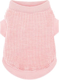 Cozy and Functional Dog Shirts for Small Puppies: Stretchable Pink Attire with Easy-On Design, Ideal for Chihuahuas and Yorkies - Enhance Comfort and Playfulness on Chill Days Small