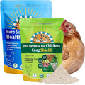 Coop-Care Bundle – Herb Treat Mix 8 oz & CoopShield Natural + DE Powder | Aromatic Forage Herbs for Chickens for Nesting Boxes & Runs