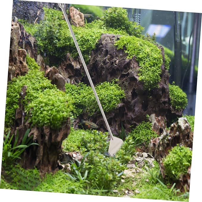 1Set Aquarium Aquascaping Tool Long Handle Kit with Scraper Scissor and for Effortless Fish Tank Maintenance