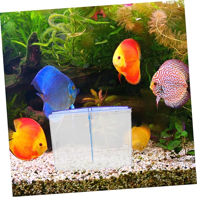 SUPVOX Floating Fish Isolation Box Aquarium Breeder Box for Fish Tank Breeding Isolator Temperature Regulation and Oxygen