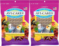 LAFEBER'S Fruit Delight Avi-Cakes Pet Bird Food, Made with Non-GMO and Human-Grade Ingredients, for Cockatiels Conures Parakeets (Budgies) Lovebirds (8 oz Pack of 2)