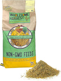 Non-GMO 25 lb Natural Gosling & Duckling Starter Feed - 22% High Protein Complete Bird Feed with Cracked Corn, Soybeans, Vitamins & Probiotics Formula for Healthy Flock Growth