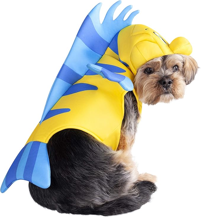 Rubies Disney Little Mermaid: Flounder Pet Costume for For Dogs or Cats, XL