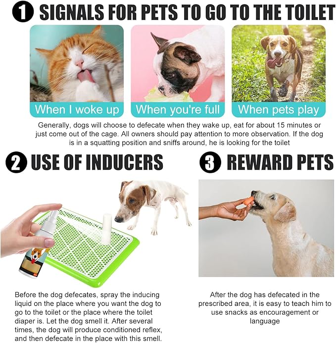 Dog Potty Training Spray Indoor No Pee Stopper Cat Deterrent Calming R epellent Urine Destroyer Deodorizing Spray Stops Poop Eating for Pet Housebreaking