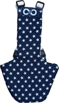 Chicken Diapers Duck Diaper Diaperalls for Hens, Roosters, Ducks, Ducklings - Reusable, Adjustable by Uni Infinity (Stars USA, Duck Small, 1, Count)