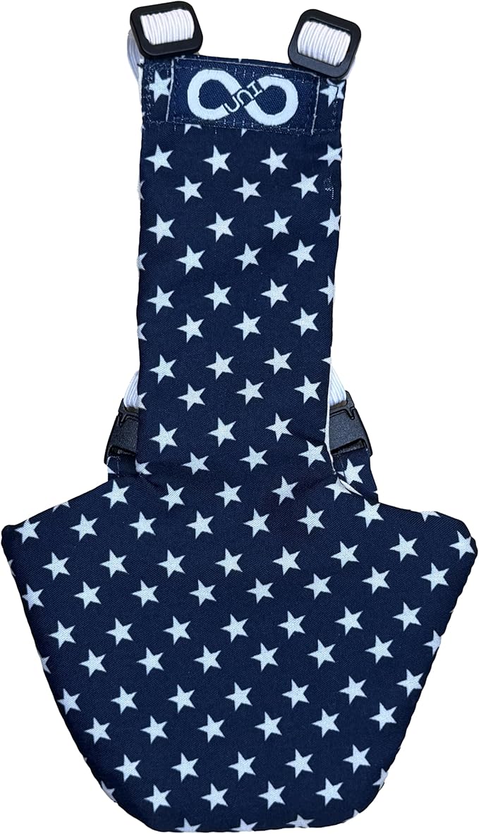 Chicken Diapers Duck Diaper Diaperalls for Hens, Roosters, Ducks, Ducklings - Reusable, Adjustable by Uni Infinity (Stars USA, Duck Small, 1, Count)