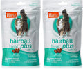 Hartz Hairball Remedy Plus Chicken Flavored Soft Chews for Cats and Kittens (Pack of 2)