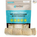 Raw Paws Beef Cheek Rolls for Dogs Large - 10 inch (4 Pack) - Packed in USA - Free-Range, Rawhide Alternative Dog Chews - Retriever Rolls - Beef Cheeks for Dogs