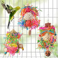 Bird Toys, Parakeet Foraging Toy, Hanging Chewing Toy, Bird Cage Accessories – Suitable for Cockatiels, Budgies, Lovebirds, Conures and Other Small Parrots