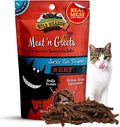 Wild Meadow Farms - Cat Treats - Meat 'N Greets - Soft Jerky Treats with Real Meat, High Protein, Grain-Free, Perfect for Training & Rewarding, All Natural Snacks for Cats - Beef Flavor