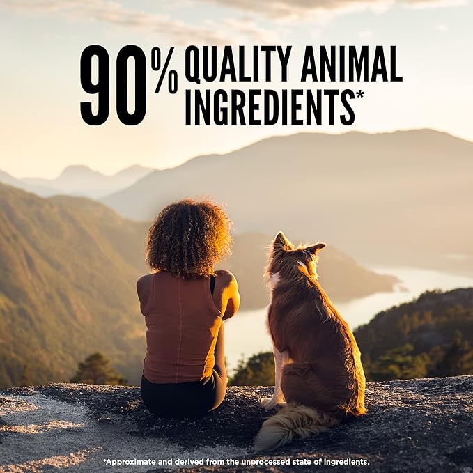 ORIJEN Grain Free High Protein Freeze Dried Dog Food & Topper Original Recipe 16oz Bag