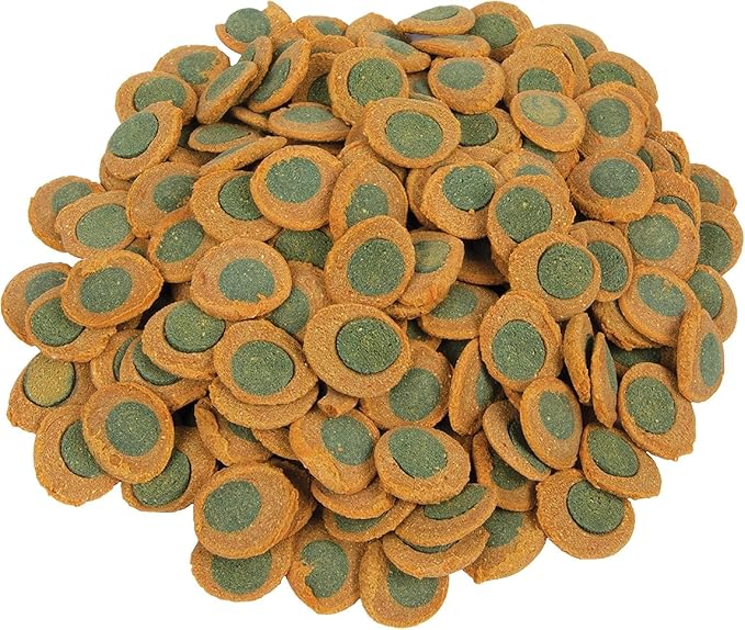 Tetra PRO PlecoWafers 2.12 Ounces, Nutritionally Balanced Vegetarian Fish Food, Concentrated Algae Center, Golds & Yellows, Model Number: 16447