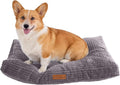 Modern Threads Ultra Plush Orthopedic Memory Foam Pillow Bed for Large Dogs with Supportive Filling and Stylish Textured Design, Charcoal, (36" L x 27" W x 4" Th)
