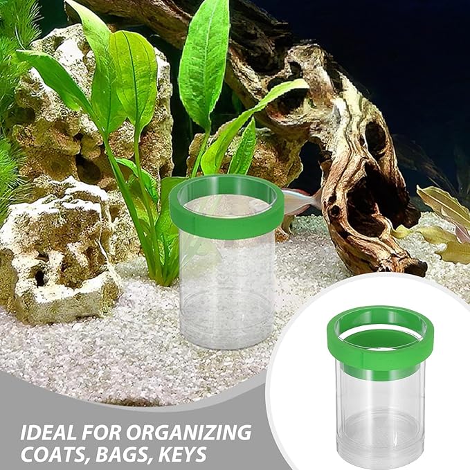 UPKOCH 2 Sets Fish Breeding Box: Plastic Aquarium Breeding Chamber - Floating Isolation Hatchery Incubator for Small Fish Betta Shrimp Clownfish Guppy