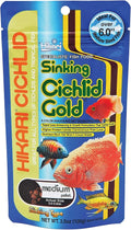 Hikari 3.5-Ounce Sinking Cichlid Gold Pellets for Pets, Medium