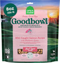 Open Farm Goodbowl Dog Food Topper, Freeze Dried Raw, Wild Caught Salmon & Wholesome Non-GMO Grains Recipe, 8oz Bag