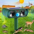 Ultrasonic Animal Repeller Outdoor Deer Repellent Sonic Cat Deterrent Motion Activated Solar Animal Repeller Waterproof Solar Repeller, Keep Dog Raccoon Rabbit Fox Squirrel Out of Yard (1)