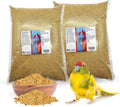 Morning Bird Golden German Millet 18 lbs (2-Pack, 9 lbs Each) – Natural Millet Seed for Birds – Natural Protein & Fiber Source – Easy-to-Digest Daily Nutrition for All Bird Types