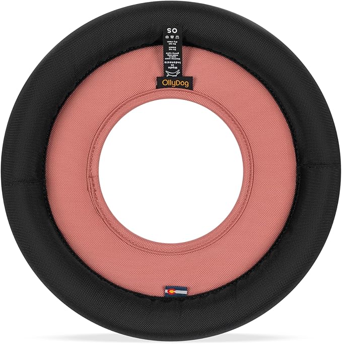 OllyDog Super Flyer Dog Frisbee Toy, 11" – Durable, Lightweight & Water-Resistant Flying Disc – Soft on Teeth & Gums – Floats on Water – Outdoor Fetch Toy for Medium & Large Dogs (Desert)