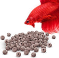 SunGrow Betta Lava Beads, Lightweight Substrate for Fish Tanks, Decorative Gravel for Aquariums, Brown Volcanic Lava Rocks for Filtration, 0.2", 50 Pcs per Pack