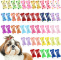 50PCS Bone Hair Clips, 1" Girl Dog Pin Colorful Pet Supplies Small Hair Clips for Dog Grooming Deals Apparel Girl Accessories Para Perros Puppy Accessories