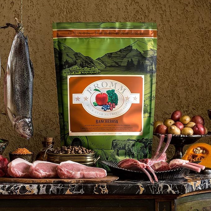 Fromm Four-Star Nutritionals Rancherosa Dog Food - Premium Dry Dog Food - Beef Recipe - 12 lb