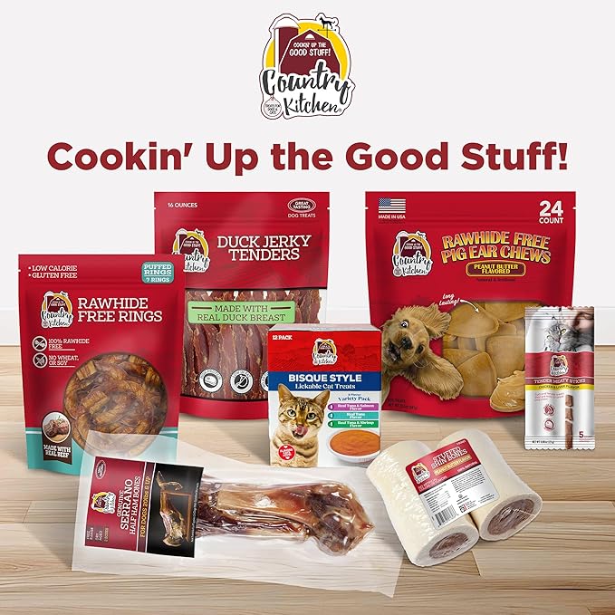 Country Kitchen Chicken & Liver Tender Meaty Sticks Cat Treats, High in Protein, Easy to Break and Chew, 0.88 Oz, 5 Count