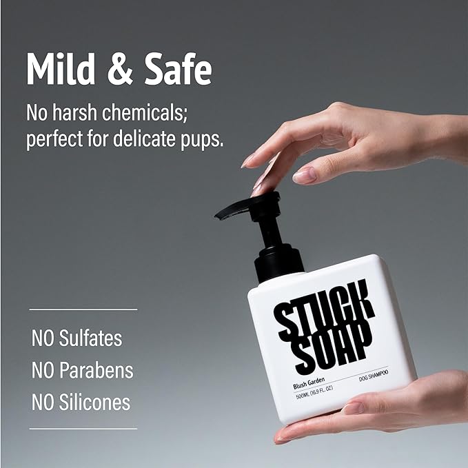 Vegan Dog Shampoo - Inspired by K-Beauty Luxury Spa Care, Long-Lasting Scent, High-Concentrate Rich Lather, Deep Cleaning & Odor Control, Gentle for Sensitive Skin, 500ml (Silent Grove)