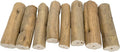 by M&M 5505 Pk8 Natural Sola Skin Logs - Natural Sola Wood Logs, Includes Bark, Handcut Chunky Toys, Lightweight, Easy for Pets to Play with, Great for Small and Medium Size Birds