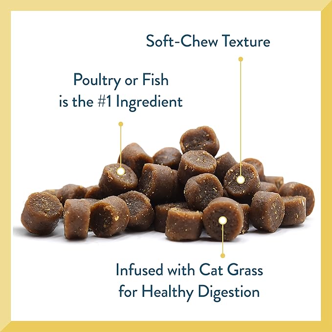 Pet Greens Treats Savory Salmon Semi-Moist Cat Treats 3 Ounce (Pack of 2)