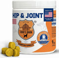 Old Dog's Barn Hip and Joint Supplement for Dogs, 9 oz, Vet-Formulated Formula with Glucosamine, Antarctic Krill Oil,Chondroitin, MSM, Green Lipped Mussel, Vitamins C&D, Omega 3, Beef fl,120 Chews