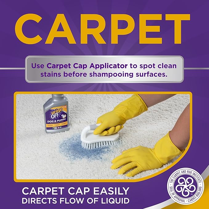 Urine OFF Puppy & Dog Odor & Stain Remover| Fresh Scent Carpet Cleaner Spray | Bio Enzymatic Stain & Urine Odor Eliminator | Pet Safe Cleaner | 1 gal.