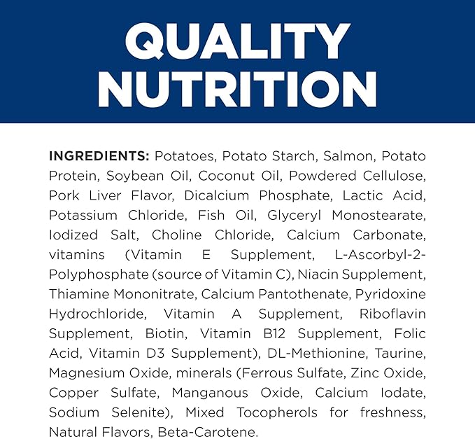 Hill's Prescription Diet d/d Skin/Food Sensitivities Potato & Salmon Formula Dry Dog Food, Veterinary Diet, 17.6 lb. Bag