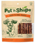 Pet 'n Shape Duck 'n Hide Twists - Duck Wrapped Rawhide Natural Dog Treats, Small, 1 Pound (Pack of 1)