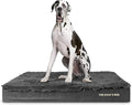 The Dog’s Bed Orthopedic Memory Foam Dog Bed Mattress, Fur Fabric, Grey Fur, XXL, 6-Inch