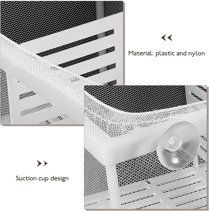 2Pcs Fish Tank Breeding Box with Divider and Suction Cups, Plastic Aquarium Hatchery Isolation Net for Shrimp and Fish Breeding, Large Size Separation Mesh for Aquatic Pet
