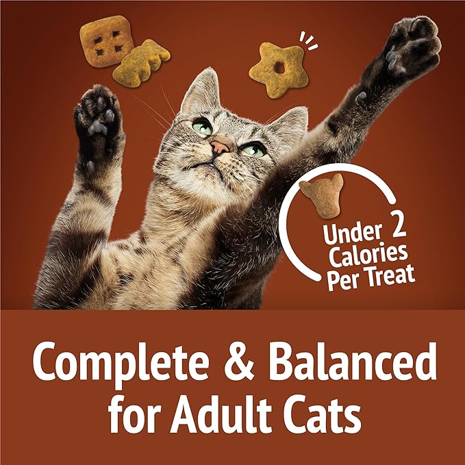 Purina Friskies Cat Treats, Party Mix Wild West Crunch - (Pack of 10) 2.1 oz. Pouches