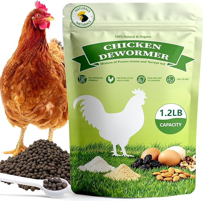 Natural Poultry Wellness Powder, Chili Flavor - Easy-Mix Feed Supplement for Chickens & Birds, Egg-Friendly Daily Support, 1.2 lb Resealable Pouch