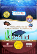 Northfin Cichlid Formula Fish Food – Slow Sinking Pellets for Cichlids (3mm, 1kg) | Premium High-Protein, All-Natural Cichlid Diet to Enhance Color & Growth – No Fillers, No Hormones, Made in Canada