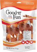 Good'N'Fun Triple Flavored Rawhide Kabobs For Dogs, 4-Ounce